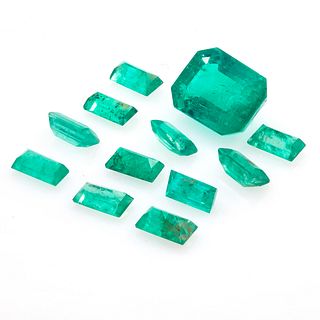 Collection of Unmounted Emeralds