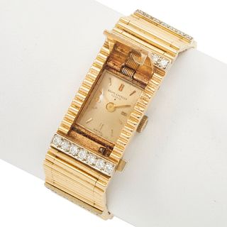 Baume & Mercier Diamond, 14k Hidden Watch Bracelet