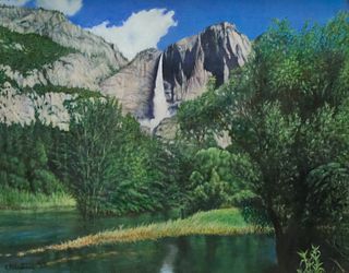 E. Pollastrini, Yosemite Falls