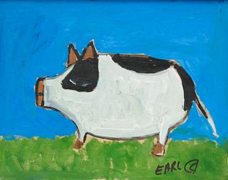 Earl Swanigan, Outsider Art, Pig