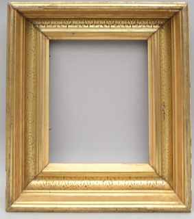 American Lemon Gold Stenciled Frame