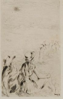 Pierre-Auguste Renoir, "Sur la Plage, a Berneval"