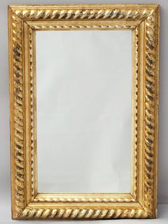 French Louis Philippe Gilt Ripple Mirror