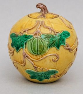 Chinese Pottery Melon or Gourd Box