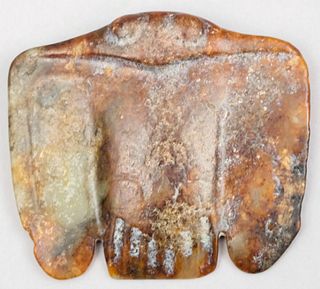 Chinese Hongshan Jade Eagle Amulet Neolithic Era