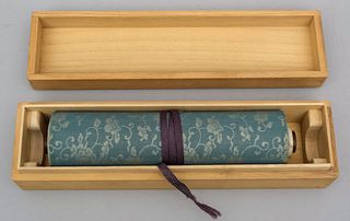 Long Chinese Erotic Shunga Scroll in Box