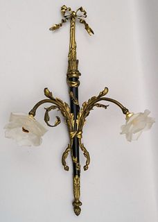 French Empire Style Gilt Bronze Sconce