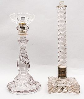 Swirled Glass Lamp