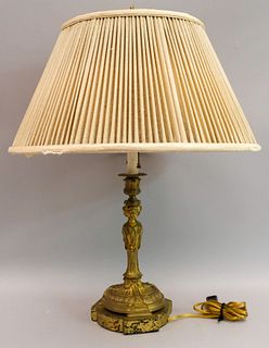 Gilt Bronze Neoclassical Desk Lamp