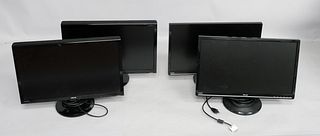 Group of 4 Computer Monitors