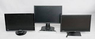Group of 3 Computer Monitors
