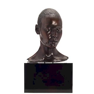 John De Andrea, bronze sculpture