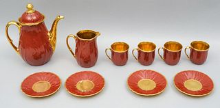 Naturalistic Porcelain Tea Set for Ovington's