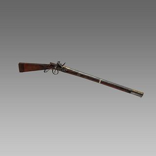 18th-19th century Turkish Ottoman Flintlock Rifle.