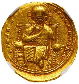 Ancient Romanus III, Argyrus, 1028-1034. Gold Nomisma (4.4g). Christ 