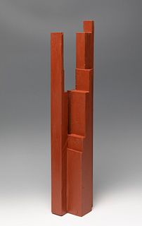 "ANZO" JOSÉ IRANZO ALMONACID (Utiel, Valencia, 1931 - 2006).
Untitled.
Polychrome wood.