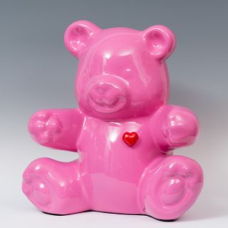 "dEmo"; ELADIO DE MORA (1960, Toledo).
"Baby bear, bubblegum pink".
Fiberglass. Unique piece.