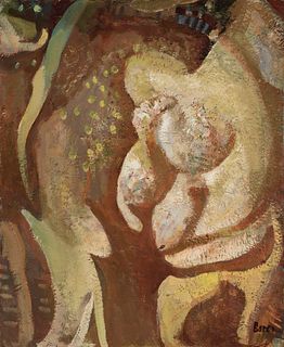 FRANCISCO BORES LÓPEZ (Madrid, 1898 - Paris, 1972).
"L' Arbre", 1966.
Oil on canvas.