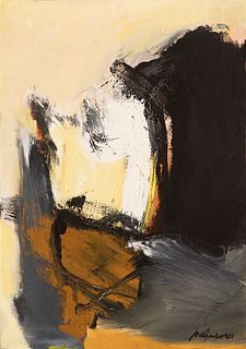 JOSÉ GUERRERO (Granada, 1914 - Barcelona, 1991)
"Dark Shadows", 1963.
Oil on canvas.