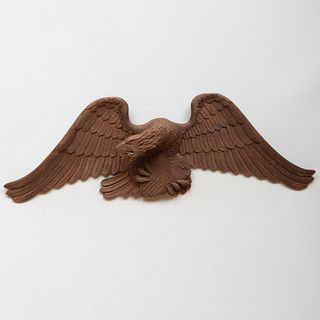 Wooden Spread Eagle Wall Hanging