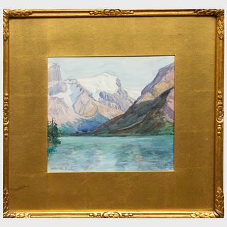 Alexander Phimister Proctor (1862-1950): Maline Lake -Glaciers