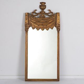 Grosfeld House Hollywood Regency gilt wood mirror