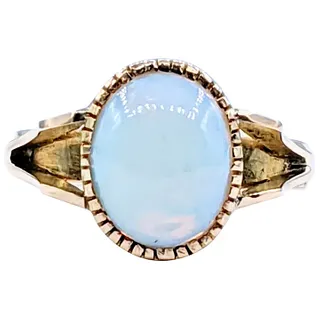 Elevated Opal & 14K Gold Dress Ring