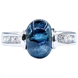Remarkable Sapphire & Diamond Cocktail Ring