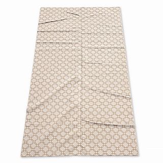 Room size designer trellis pattern wool carpet