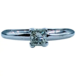 Beautiful Princess Cut Diamond Ring