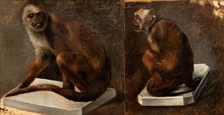 Attr. to Rosa Bonheur - Study of Monkeys