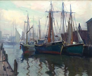Emile Albert Gruppe - Fishing Boats