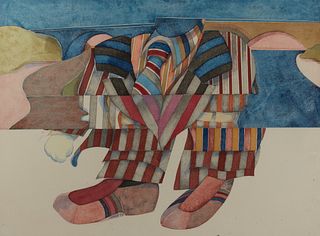 Frederick Lynch - Landscape, Fabrics and Shoes, 1977
