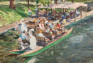 John Whorf - "The Swan Boat"
