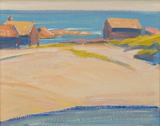 Elwyn George Gowen - Houses on the Shore, 1933