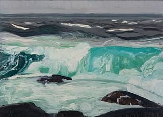 Chris Huntington - "Churning Sea-Monhegan" 1969