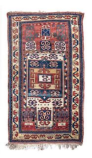A Northwest Persian Wool Rug 4 feet 9 inches x 2 feet 10 inches.