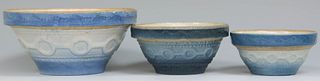 Three Stoneware Bowls