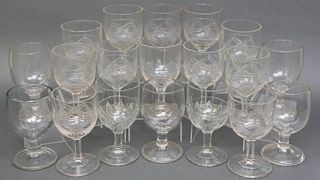19 Glass Goblets