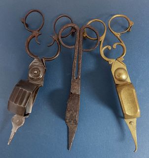 Three Scissor Snuffers