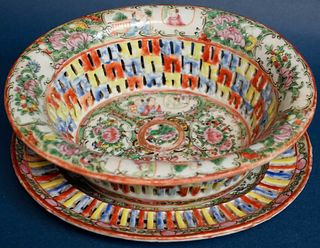 Chinese Porcelain Bowl and Undertray