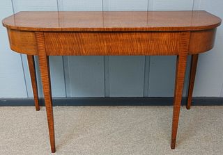 Federal Tiger Maple Pier Table