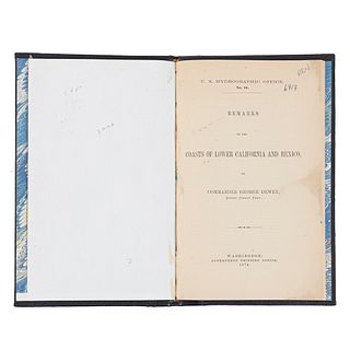 Dewey, George. Remarks on the Coasts of Lower California and Mexico. Washington: Government Printing Office, 1874.