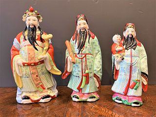Set 3 Chinese Porcelain Figurines