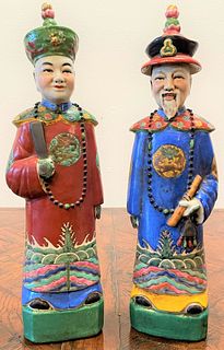 Pair Chinese Porcelain Figurines