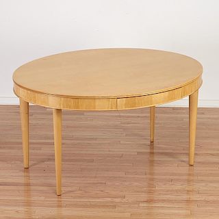 Annabelle Selldorf blonde wood center table