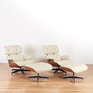 Pr Eames for Herman Miller lounge chairs/ottomans