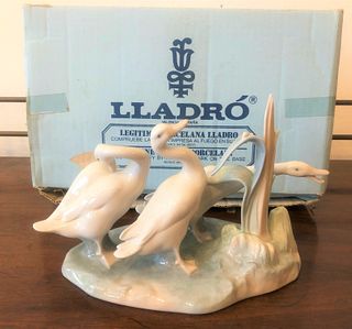 Lladro Geese Grouping