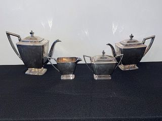 Art Deco Pairpoint Silver Plate Tea Set