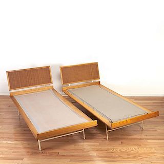 Pair George Nelson for Herman Miller twin beds